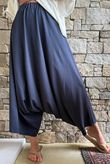 Oscar Asymmetric Hareem Skirt Pant Ink Navy